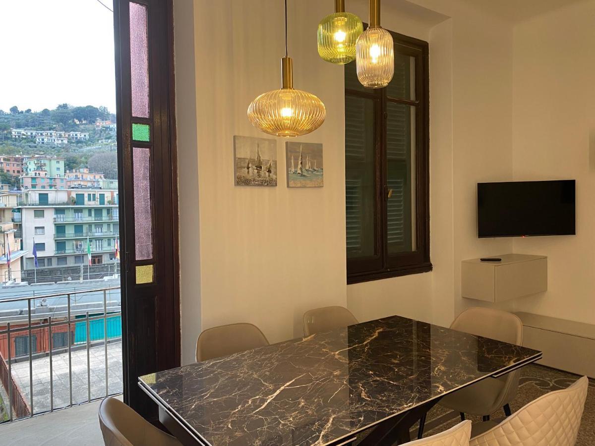 Casa Genovese, Splendido Appartamento In Centro A Rapallo Kültér fotó